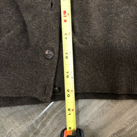 DONATED Soft comfy brown cardigan - Picture 6 of 13